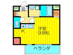 GROOVE守口駅前の物件間取画像